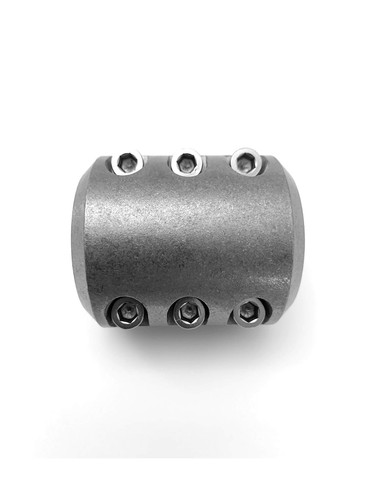 UTVDistribution Universal Fabrication Clamp Tube Connector Bolt On 1-1/4" (2) - Picture 2 of 5