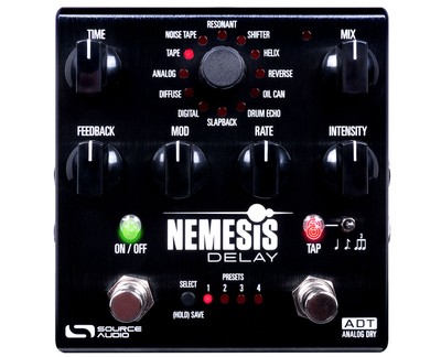 Source Audio SA260A Nemesis ADT Delay Pedal w/Analog Dry Path - Open Box