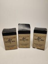 LOT 3 - Unopened Polaroid Land Picture Roll Black White Type 41 - 1952  1953