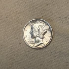 1942-P Philadelphia Mercury Winged Liberty Head Dime, US 10c Silver Coin, UNC BU