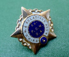 WW2 EX PRISONERS OF WAR & RELATIVES ASSOCIATION LIFE/LADIES MEMBERS BADGE NO 142