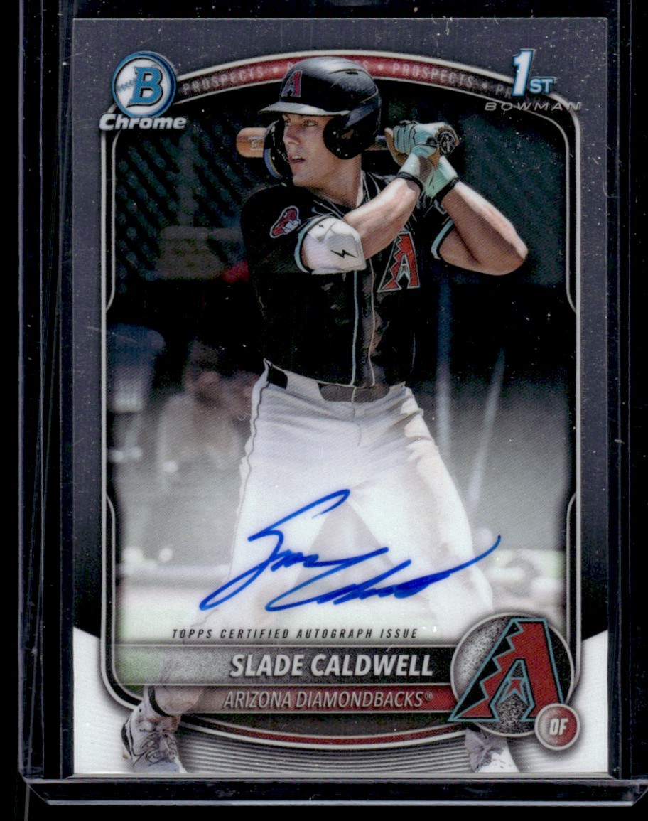 SLADE CALDWELL 2025 BOWMAN CHROME #CPA-SC AUTO
