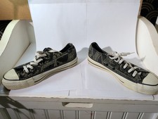 Vtg 90s Converse All Star Low Made in USA Wov...