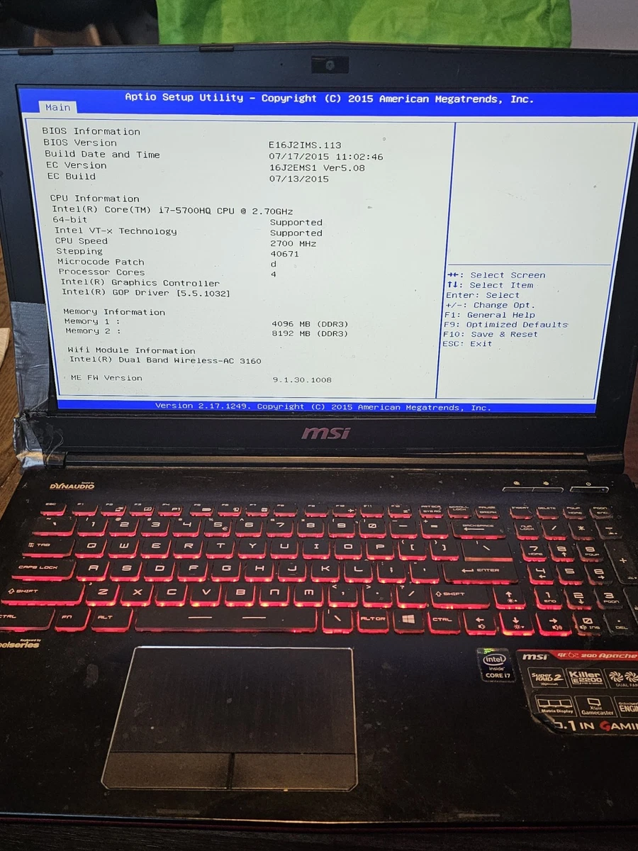 MSI GE62 Apache PC Notebooks/Laptops for Sale | Shop New & Used