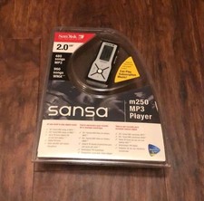 SANDISK SANSA m250 MP3 Music Player 2GB Black FACTORY SEALED 