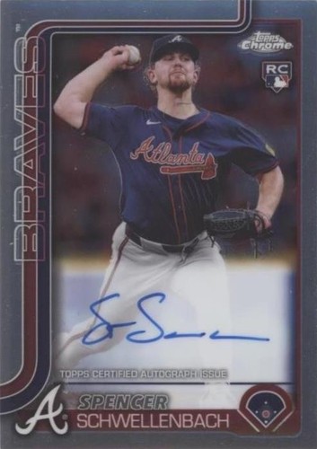 2025 Topps Chrome SPENCER SCHWELLENBACH Rookie Auto Refractor RC 