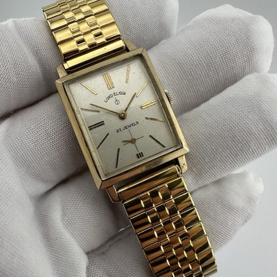 Vintage Men's Lord Elgin 23 Jewel Grade 770 Dress Watch 10k RGP