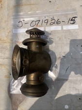 Vintage Brass Model T Ford Era Unmarked Early Cowl Side Light Lamp Vintage Brass Model T Ford Era Unmarked Early Cowl Side Light Lamp