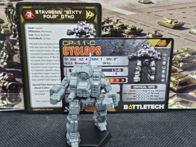 Battletech Cyclops Mech Inner Sphere Black Remnant Command Lance