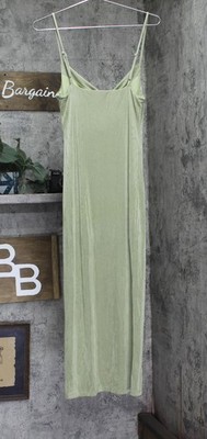 petal And Pup Womens Side Slit Diani Knit Dress Olive Green 4 | eBay