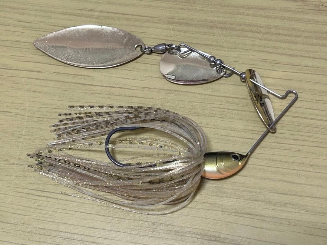 Spinnerbait Silver Two Blades - Image 2