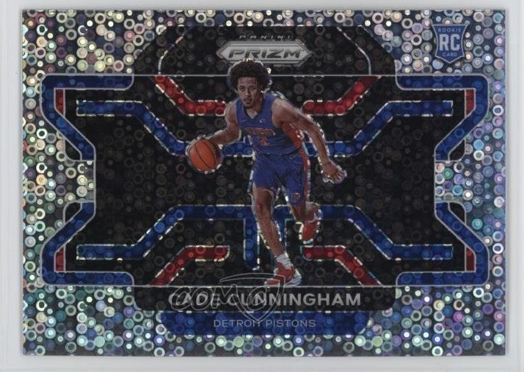 2021-22 Panini Prizm Variation Fast Break Cade Cunningham #282 Rookie RC 05t7