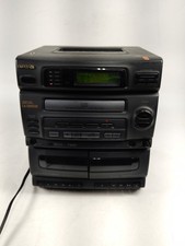 Aiwa CA-DW600 CD/Tape/Radio Bookshelf/Portable Stereo System NO SPEAKERS