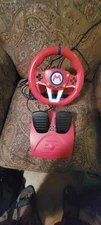 Hori Mario Kart Racing Wheel and Pedal Set Red for Nintendo Switch