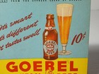 1940s Beer Sign Old Vintage Goebel Bantam Beer Advertising Sign Detroit Michigan — photo 10