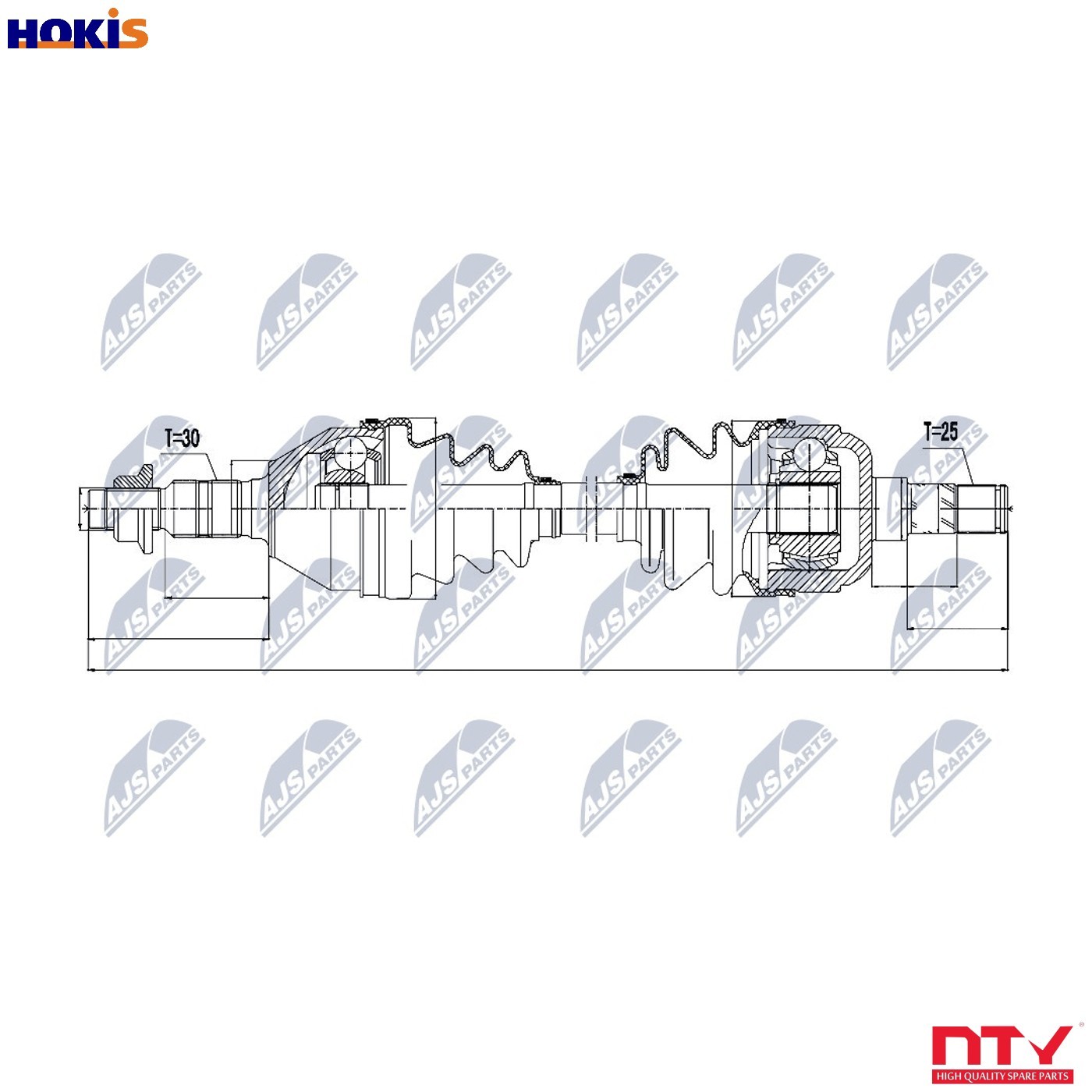 Driveshaft Compatible With OPEL INSIGNIA 1.4T, 1.6, 1.6T, 1.6CDTI 09- /LEFT, MT - Image 4