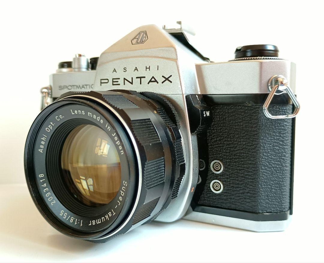 179 Pentax Spotmatic SP 35mm Film Camera Super Takumar 55mm