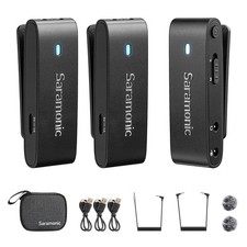 Blink300 B2 Dual-Channel Wireless Lavalier Microphone for Camera Smartphone - Om