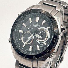 Operating Casio EQW-T620 Edifice Radio Solar Silver Watch From JAPAN WT7