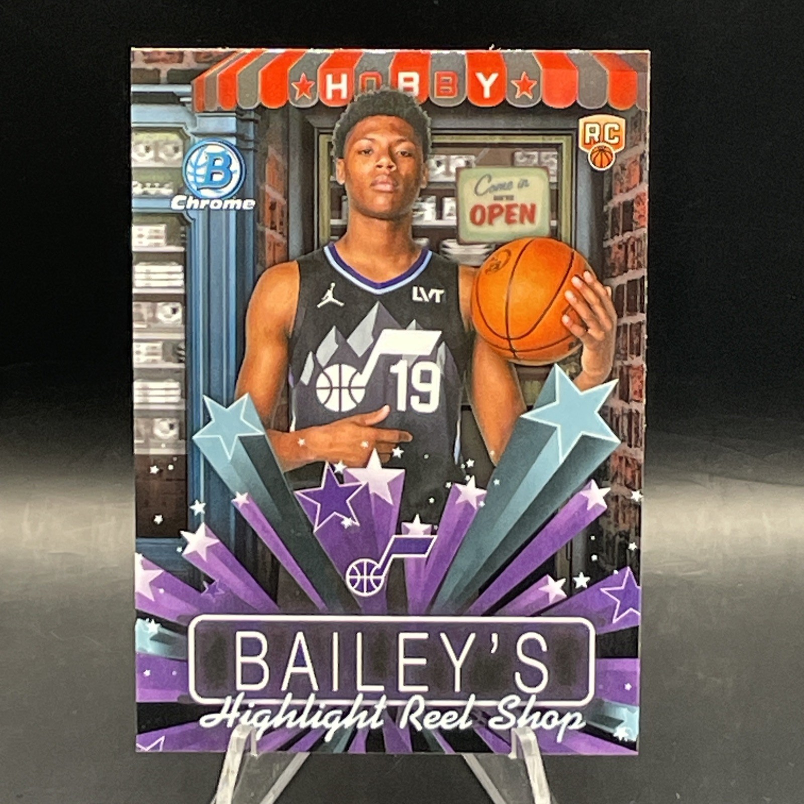 2025-26 Bowman Hobby Stars #HS-9 Ace Bailey Rookie Utah Jazz