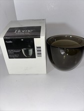 Orrefors Sweden Smoke Grey Crystal Pastillo B...