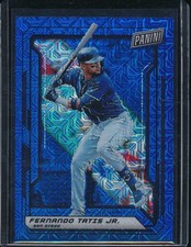 2019 Panini The National VIP Fernando Tatis Jr Blue Prizm Mojo /15