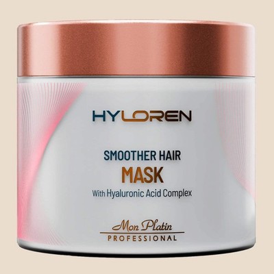 Mon Platin HYLOREN Smoother Hair Mask 17 oz   Deep Care for Damaged Hair
