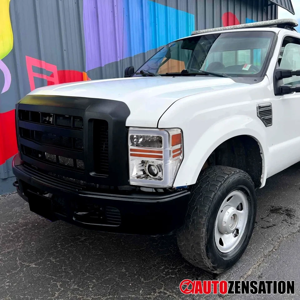 Fit 2008-2010 Ford F250 F350 F450 Super Duty Projector Headlights LED Sequential Foto 2 de 4