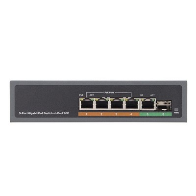 (EU-Stecker)POE-Switch 5 * 10/100/1000Mbps RJ45 Auto MDI/MDI X Ports 1