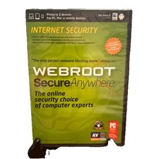 Webroot Software SecureAnywhere Internet Security Plus 2013 for PC, Mac 3...