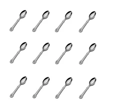 Wallace Napoleon Bee 18/10 Stainless Steel 6 3/8" Teaspoon (Set of Twelve)