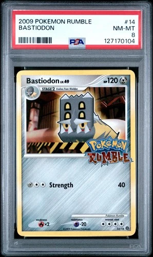 Pokemon Bastiodon Rumble 14 PSA 8