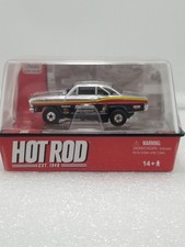 Auto World Thunderjet Ultra G Hot Rod '66 Chevrolet Nova Chrome Version Slot Car