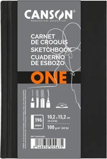 Elegant Hardbound Sketch Book - 4'' x 6'' with 100 Sheets of Acid-Free Paper