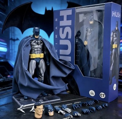Batman Actionfigur Spielzeug/Figur 18cm WB  Superheld Zubehör Gelenkig Stoffumha