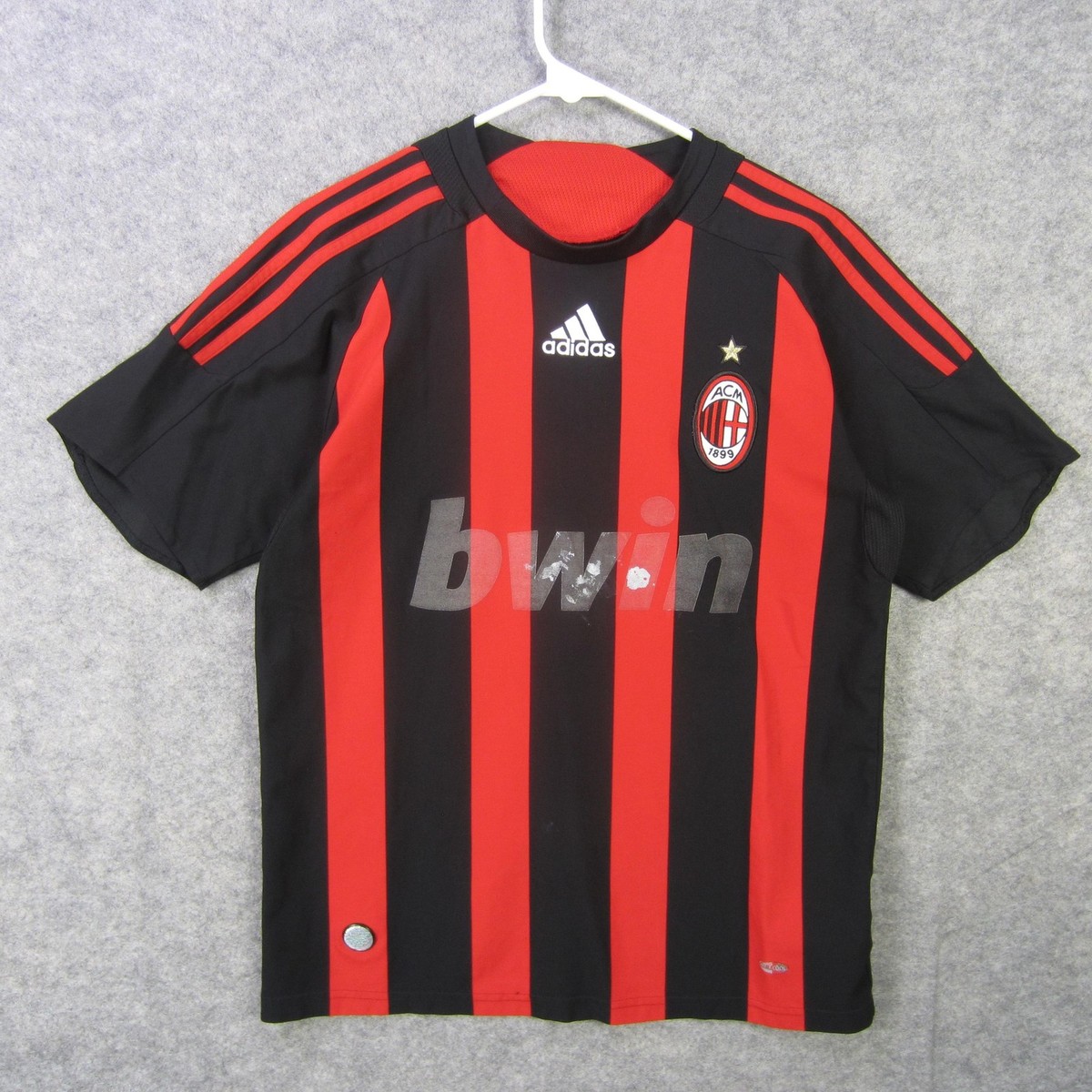 ウェア 00s adidas AC Milan soccer shirt kit y2k 00s adidas AC Milan soccer shirt kit y2k
