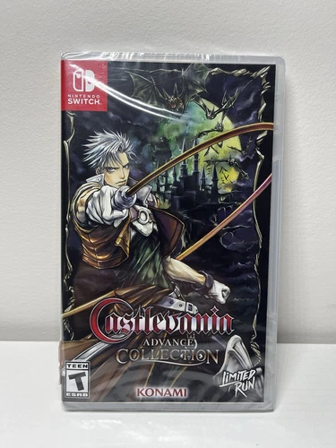 Castlevania Advance Collection: Circle of the Moon Cover Switch Brand New Sealed