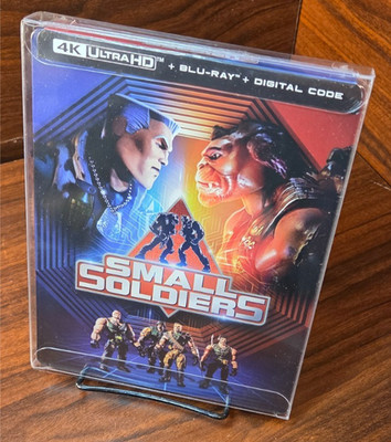 Small Soldiers Steelbook (4K+Blu-ray) w/PROTECTIVE SLEEVE-NEW- Free Box Shipping
