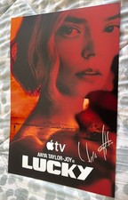 William Fichtner Signed Lucky 12x18 Photo Anya Taylor Joy