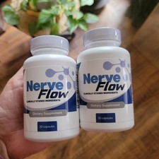 Lot of Two Nerve Flow Capsules Two month Supply Nerve Support