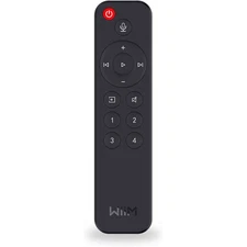WiiM Voice Remote for WiiM Mini and Pro Audio Streamer, Push-to-Talk, 4 Presets