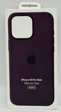 Apple Silicone Case with MagSafe For iPhone 16 Pro Max Plum