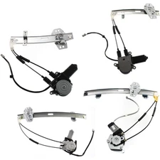 Power Window Regulator Set For 1994-1997 Honda Accord Front & Rear w/Motor 4Pcs