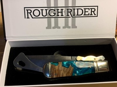 Rough Rider Pandora Swirl Safety Folder 6 1/4'' Pocket Knife RR2654