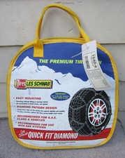 Les Schwab 1540-s Quick Fit Diamond Pattern Tire Chains Snowice Traction New