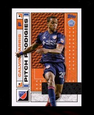 2022 Topps Chrome MLS #46 Calvin Harris Aqua Lava #/299