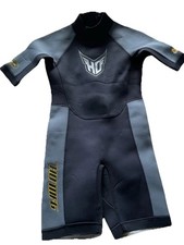 Junior Wet Suit Grey Black Yellow Hogmfg aqua Seal 12