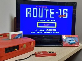 Famicom Route 16 with box theory, operation confirmed and terminals cleaned