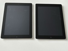 Apple iPad 4th Gen A1458 9.7  Tablets Bundle Lot of 2 Untested AS-IS For Parts