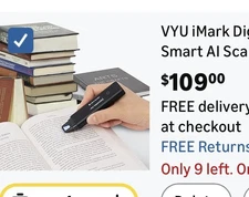 Digital Highlighter, Smart AI Scanner Pen, ChatGPT Digital Scanning Device